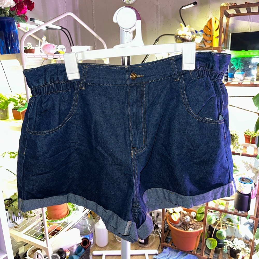 Denim Blue Women's Shorts